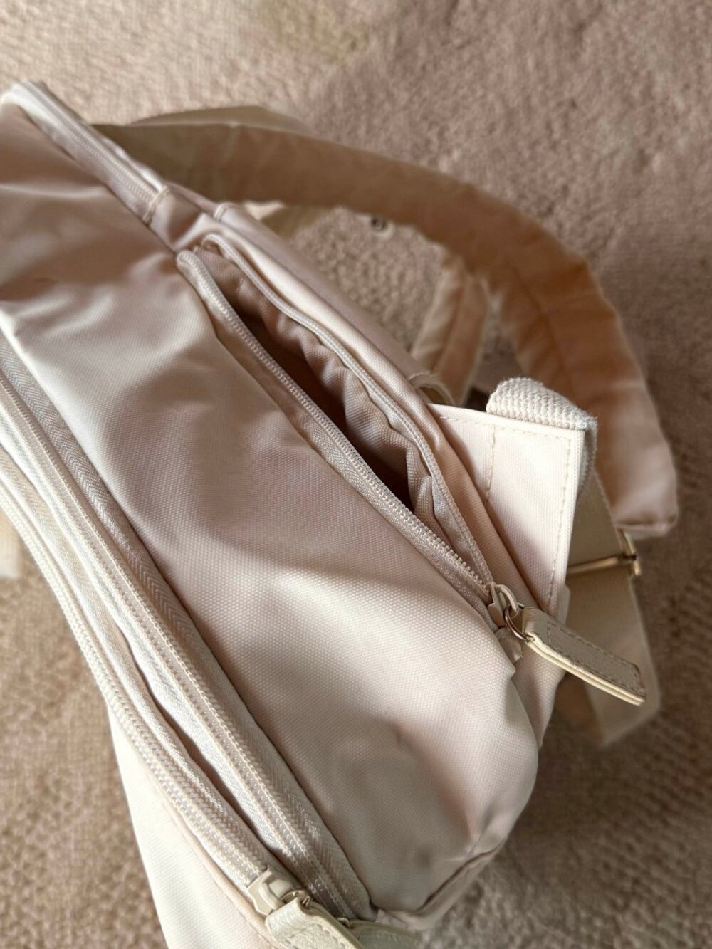 BEIS The Expandable Backpack (Beige) - Picture 6 of 14